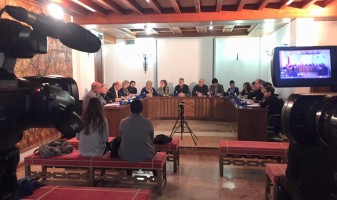 Imatge del Ple del 11 de desembre, cedida per l'Eliana tv